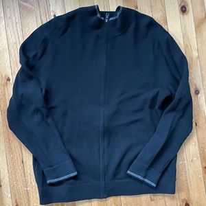 Banana Republic Black Zip-up sweater XXL